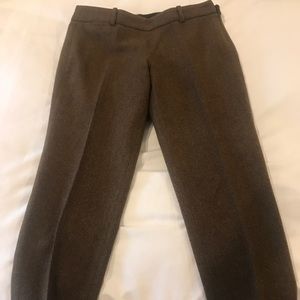 J Crew Minnie Rustic brown houndstooth pants